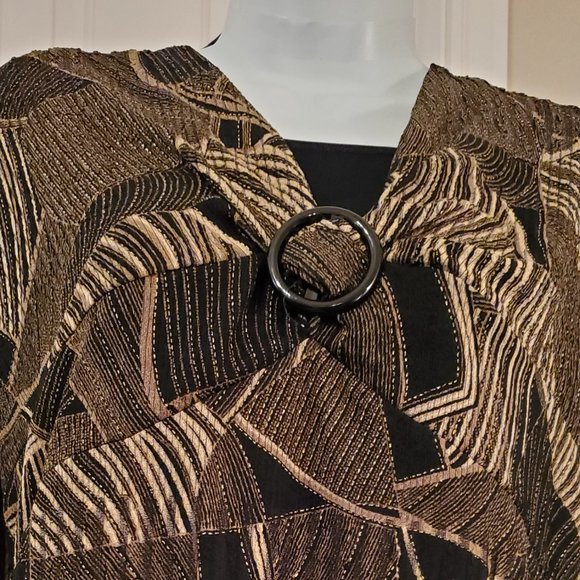 JM collection Women blouse size 1X. long sleeves. - Picture 2 of 13